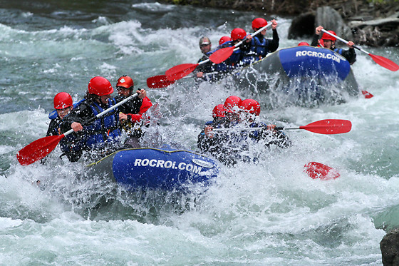 Iniciación al barranquismo y Rafting en Llavorsí (Lleida)