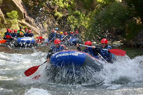 Iniciación al barranquismo y Rafting en Llavorsí (Lleida)
