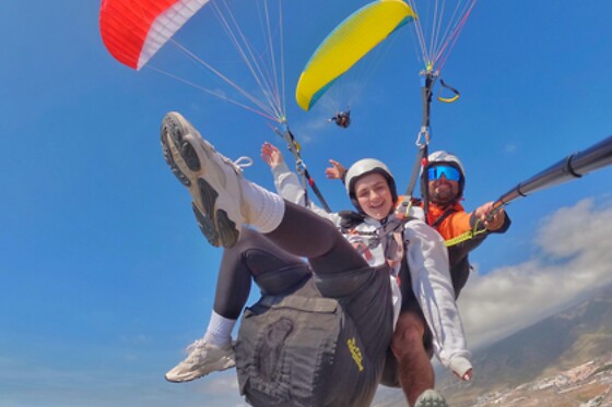 Un vuelo en parapente para 3 en Brisa Paragliding en Costa Adeje (Santa Cruz de Tenerife)