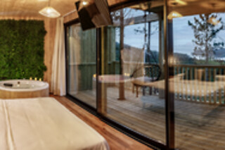 Una noche con experiencia bienestar para 2 en Cabanas da Luz en Xaviña - Camariñas (A Coruña)