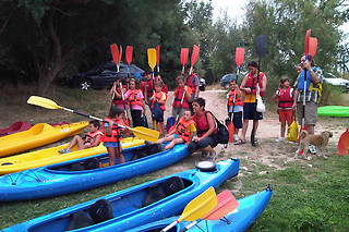Ruta en kayak con Rogles Aventura en Flix (Tarragona)