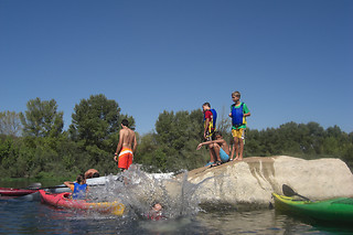 Ruta en kayak con Rogles Aventura en Flix (Tarragona)