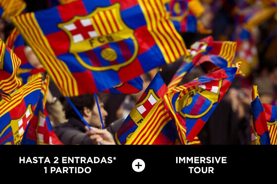 FC Barcelona - Partido + Museo - 2 entradas