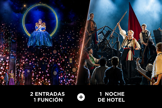 Multi-Espectáculo - Wicked / Los Miserables + 1 noche