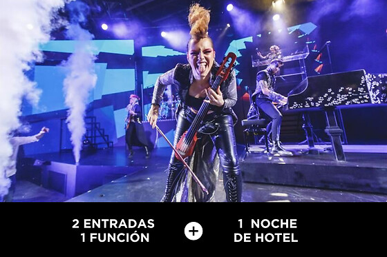 Wah - 2 entradas + 1 noche