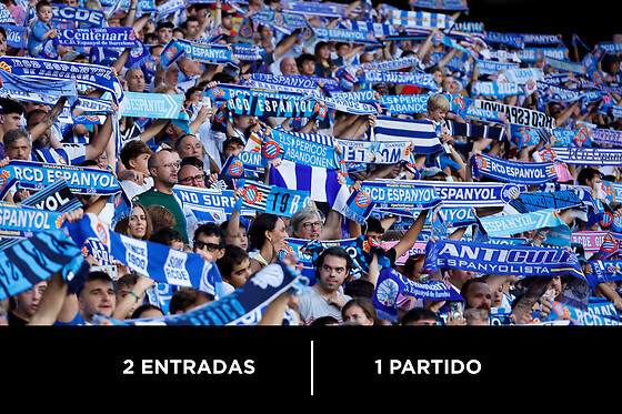 RCD Espanyol de Barcelona - 2 entradas