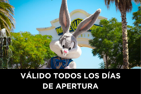Especial Comunión: Parque Warner 2 días / 1 parque