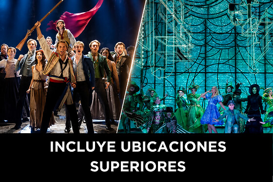 Multi-Espectáculo - Wicked / Los Miserables + 1 noche