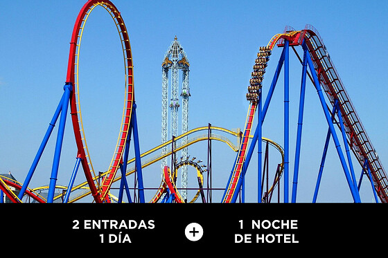 Parque Warner Estancia - 2 entradas + 1 noche