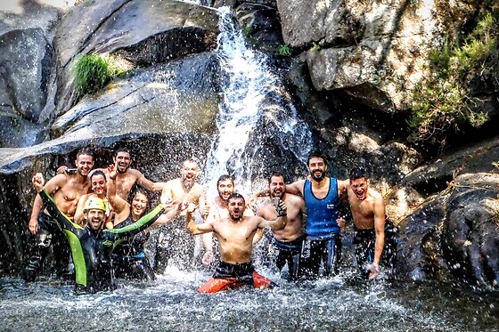 Brave Canyoners en Cañamares (Cuenca)