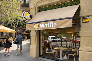 Un menú brunch premium para 2 en Waffle Break en Barcelona