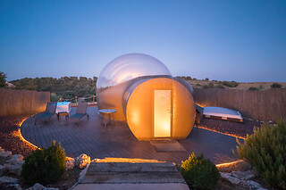 Una noche en la burbuja "Neptuno" para 2 en Miluna Open Nature Rooms en Hormigos (Toledo)
