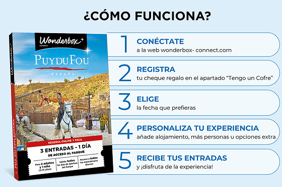 Puy du Fou España - 2 Adultos y 1 Niño