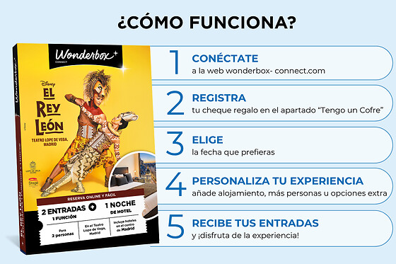 El Rey León - 2 entradas + 1 noche