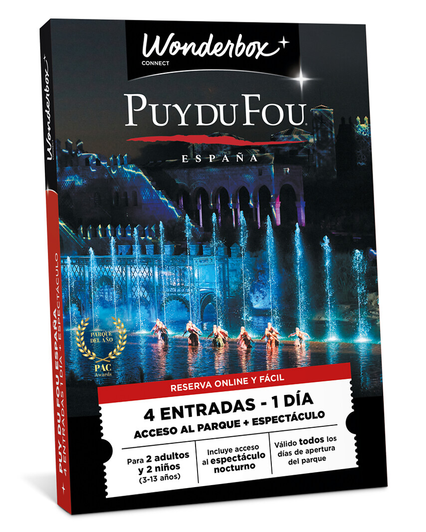 Puy du Fou España Parque y Espectáculo - 2 Adultos y 2 Niños