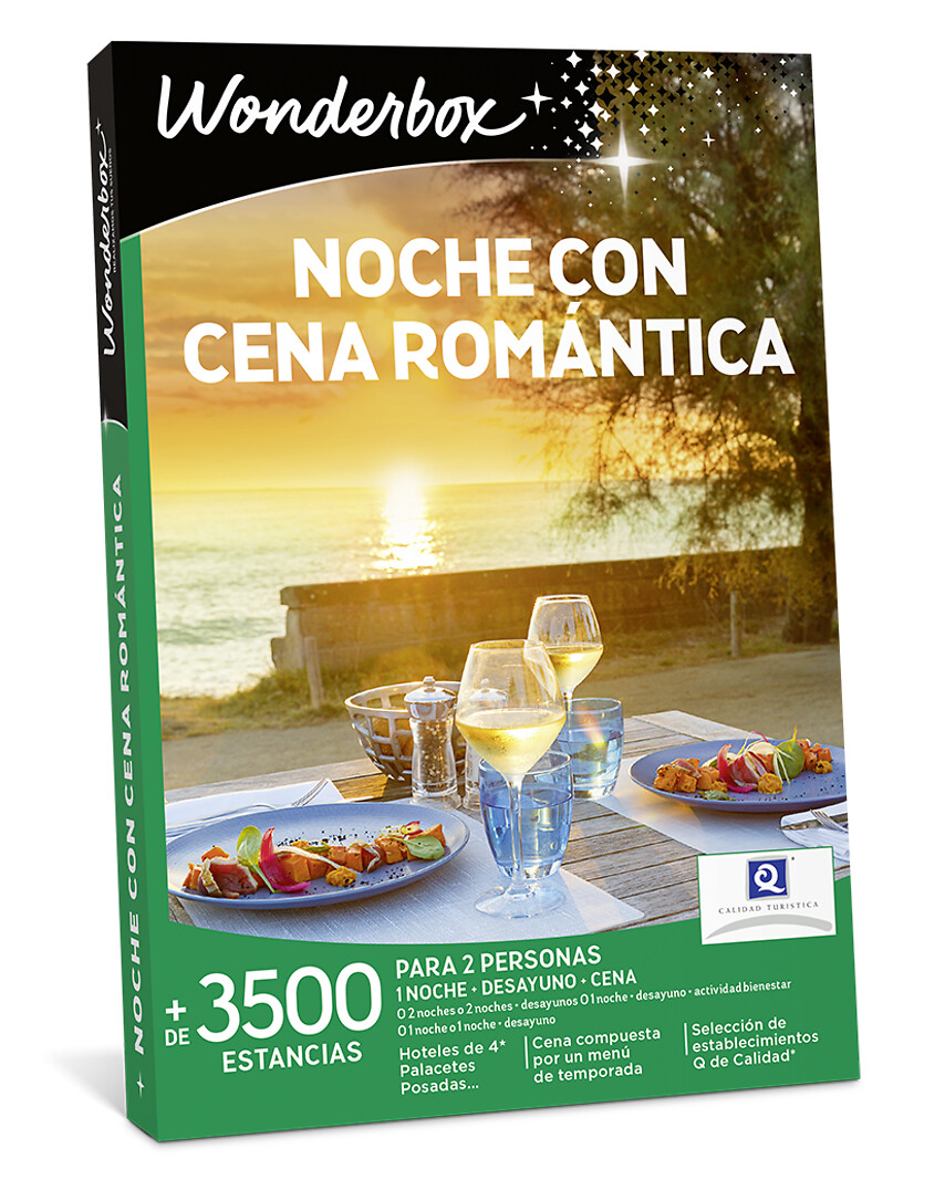 Noche con cena romántica