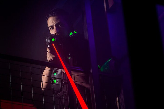 Una partida de Laser Game para 2 en Laser Game Evolution en Castellón de la Plana