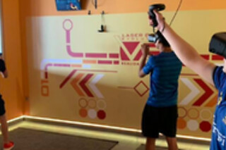 Una partida de Laser Game para 2 en Laser Game Evolution en Castellón de la Plana