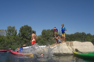 Ruta en kayak con Rogles Aventura en Flix (Tarragona)