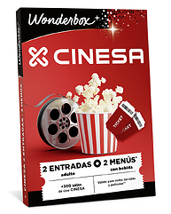Cine + menú para 2 personas