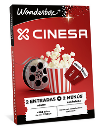 Cine + menú para 2 personas