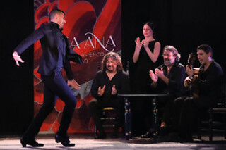 Una entrada a espectáculo de flamenco para 2 adultos y 1 niño (hasta 12 años) en Tablao Flamenco Casa Ana en Granada
