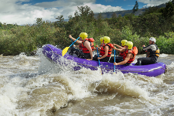 Un descenso de rafting  para 2 en Rafting Llavorsí en Llavorsí (Lleida)