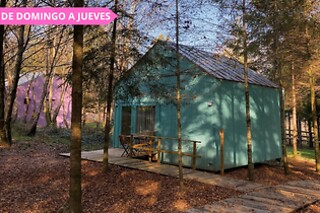 Dos noches con experiencia bienestar para 2 en Cabanas de Ulla en Touro (A Coruña)