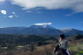 Un paseo a caballo para 2 en La Cuadra de Moncayo en San Martín de la Virgen del Moncayo (Zaragoza)