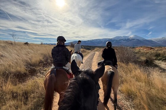 Un paseo a caballo para 2 en La Cuadra de Moncayo en San Martín de la Virgen del Moncayo (Zaragoza)