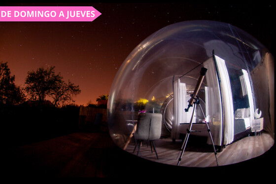 Una noche bajo las estrellas en una burbuja con desayuno para 2 en La Correa del Almendro en Arona (Santa Cruz de Tenerife)