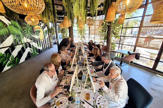 Una actividad Art & Wine para 2 en Art Wine by H e