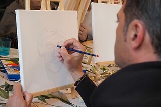 Una actividad Art & Wine para 2 en Art Wine by H e