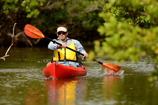 Alquiler de kayak individual en Chiclana (Cádiz)