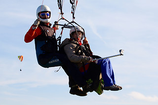 Un vuelo "Pico del Sol" en parapente biplaza para 1 en Parapentalia en Gijón (Asturias)