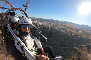 Un vuelo en paramotor para 2 en Volar Andalucía en Ronda (Málaga)