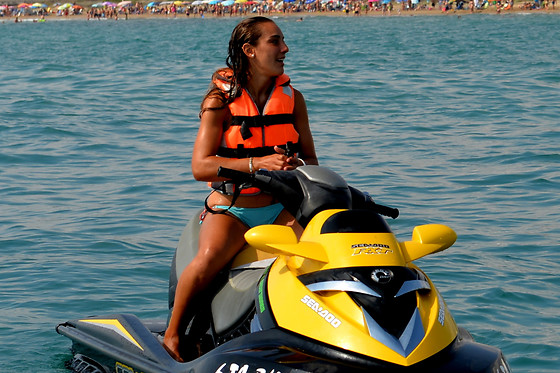 Moto de agua en Alcossebre (Castellón)