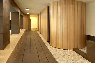 Un acceso a espacio bienestar para 2 en Hotel Rural Spa Resguard dels Vents en Ribes de Freser (Girona)