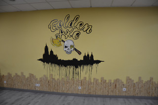 Lanzamiento de hachas en Golden Axe en Salamanca