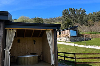 Una noche en cabaña Setentrión o Nordeste con experiencia bienestar para 2 en O Recuncho Do Sor en O Baqueiro (A Coruña)