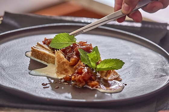 Un menú Ruta de sabor para 2 en Restaurante aQua en Hotel Luz Castellón**** en Castellón de la Plana