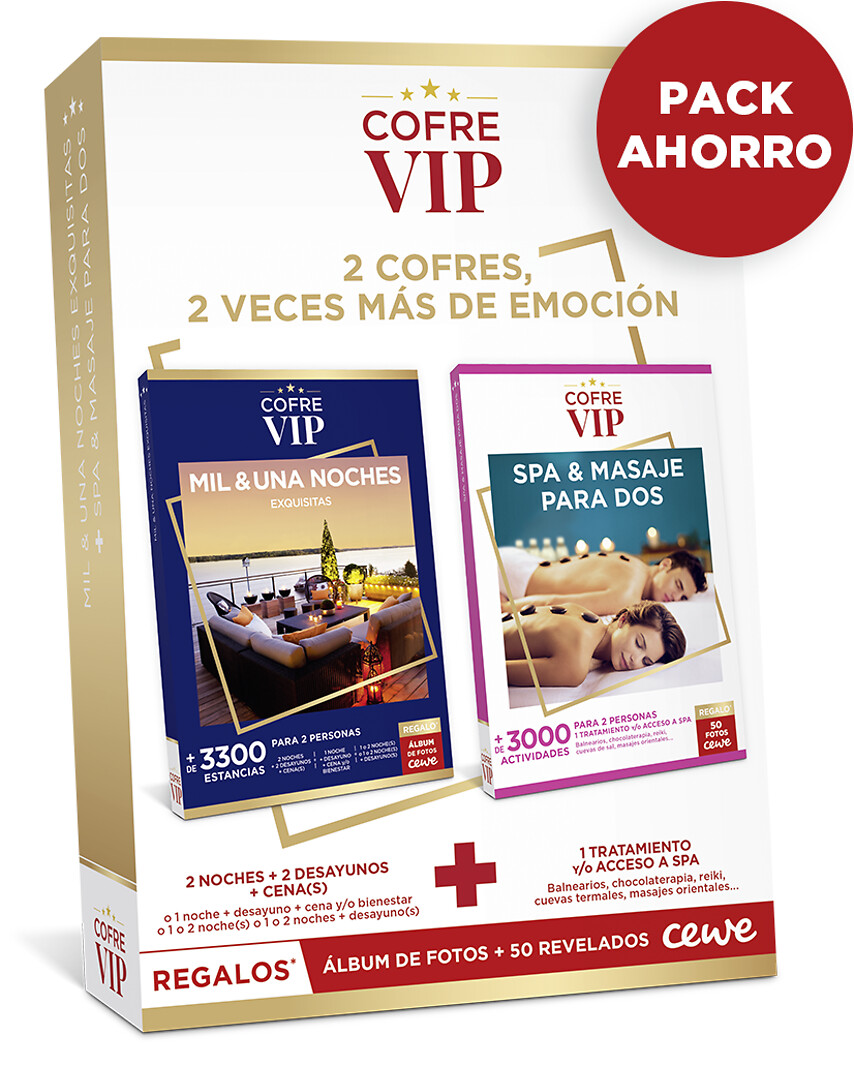 Mil & una noches exquisitas + spa & masaje para dos