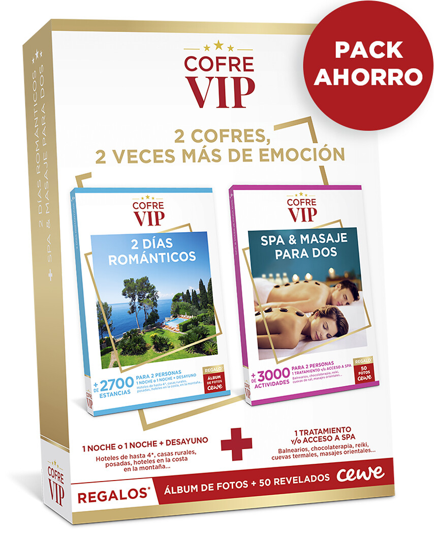 2 días románticos + spa & masaje para dos